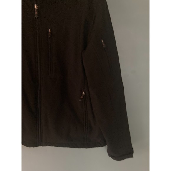 GH Bass Earth men's black zipper jacket adjustable waist & cuffs size x-large - Picture 3 of 6